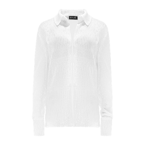 KEA Sequin Shirt White/Silver - Solié - Modalova
