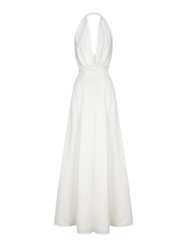 Aniya Satin Dress (White) - Nana Jacqueline - Modalova