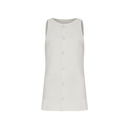 Odette Crepe Mini Dress in Vanilla Ice - Nazli Ceren - Modalova