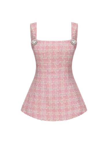 Anabella Bow Top (Pink Checkered) - Nana Jacqueline - Modalova