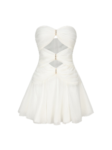 Ilana Dress (White) - Nana Jacqueline - Modalova