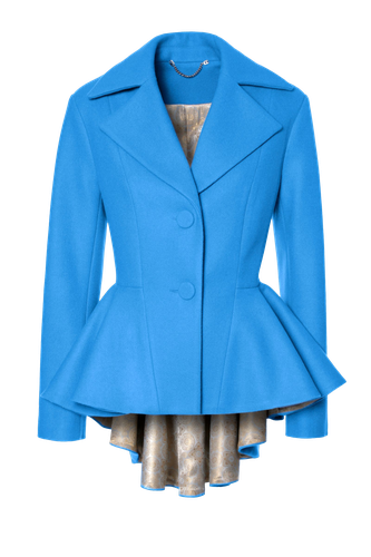 Coat Ingrid French Blue - AGGI - Modalova