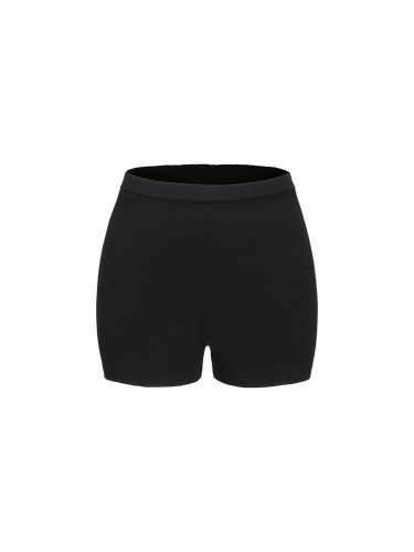 Kennedy Knit Shorts (Black) - Nana Jacqueline - Modalova