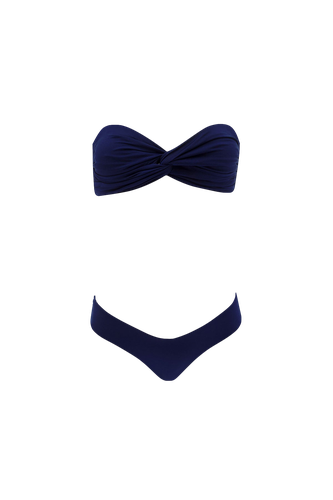 Wave Bikini in Navy - Top - Sara Cristina - Modalova
