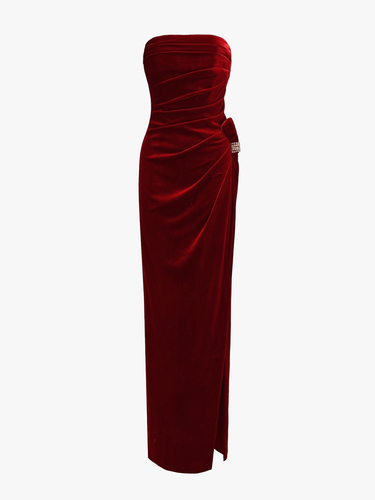 Emma Velvet Dress () - M - Maxi dresses - Nana Jacqueline - Modalova