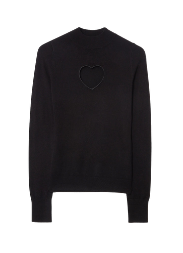 Heart sweater Black - CLOEYS - Modalova