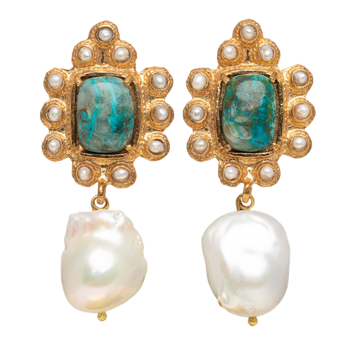 Amalita Earrings Turquoise - Christie Nicolaides - Modalova