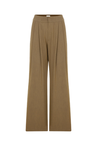 Tina Trousers In Khaki - Nazli Ceren - Modalova