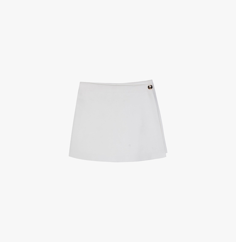 GOLD BUTTONED SKORTS - XS - Mini shorts - CRUSH Collection - Modalova