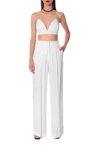 Bralette Top Asha Satin Bright White - AGGI - Modalova