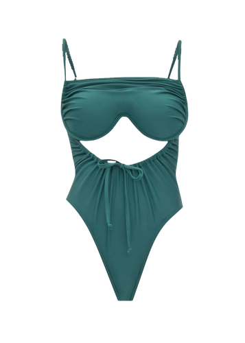 TIACA FOREST GREEN ONE PIECE SWIMSUIT - Andrea Iyamah - Modalova