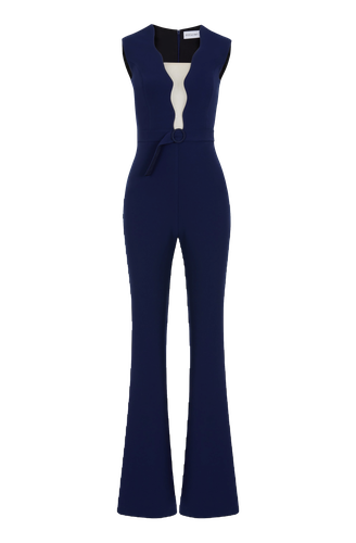 Winona Navy Blue Jumpsuit - Filiarmi - Modalova