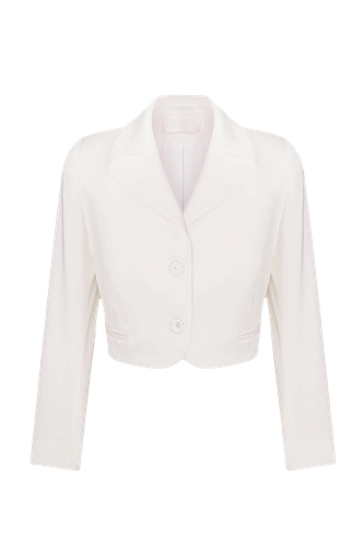 Cropped jacket - Total White - Modalova