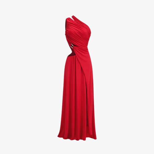 Jersey One Sleeve Draped Dress - XS - Maxi dresses - Daniele Morena - Modalova