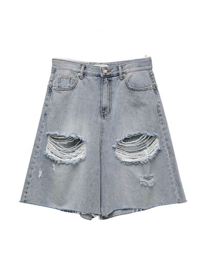 Bermuda denim shorts - AFTERHOURS - Modalova