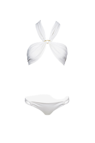 Wrap Bikini in White - Top - Sara Cristina - Modalova