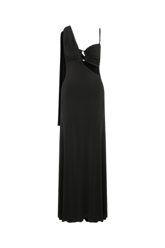 Grace Jersey Asymmetric Long Dress in - Nazli Ceren - Modalova