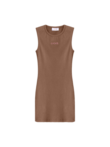 Soho Mini Dress -Brown - Gigii's - Modalova
