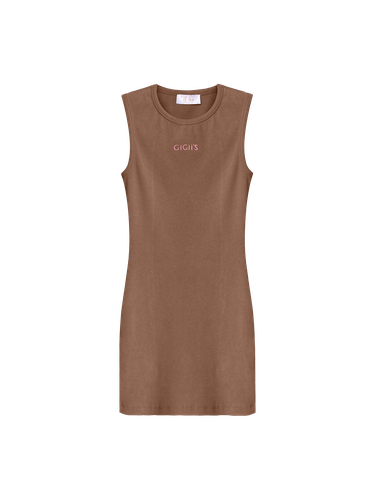 Soho Mini Dress -Brown - Gigii's - Modalova