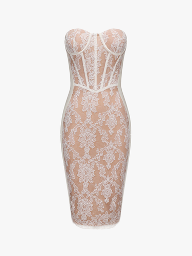 Elsa Lace Dress () - XS - Midi dresses - Nana Jacqueline - Modalova