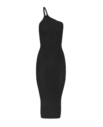 BLACK KNITTED DRESS - BENU Studio - Modalova