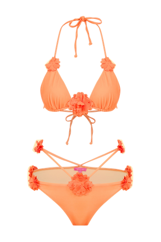 Flower Tulip Bikini Set - De Clara - Modalova
