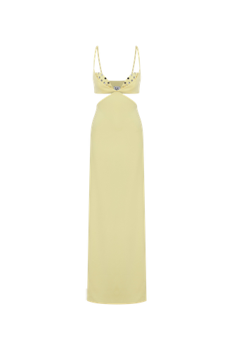 Odette - Dual Bra Maxi Dress With Mirror Details - ILA - Modalova