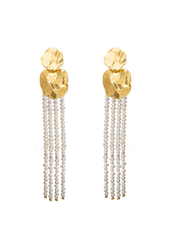 Liliana Pearl Earrings - Lavani Jewels - Modalova