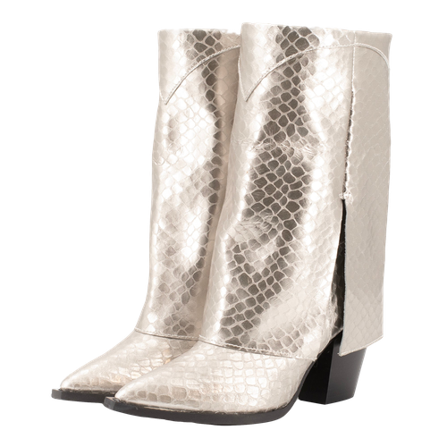 VEGAS LIGHT GOLD TEXTURED BOOTS - Toral - Modalova