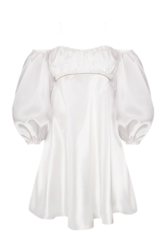 Organza dress - Total White - Modalova