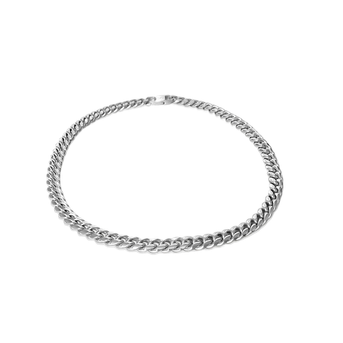 Silver Mini Chain Link Necklace - Anisa Sojka - Modalova