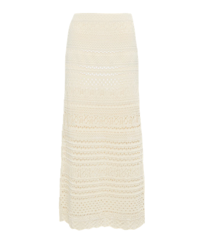 Alita Macrame Midi Skirt - SIMKHAI - Modalova