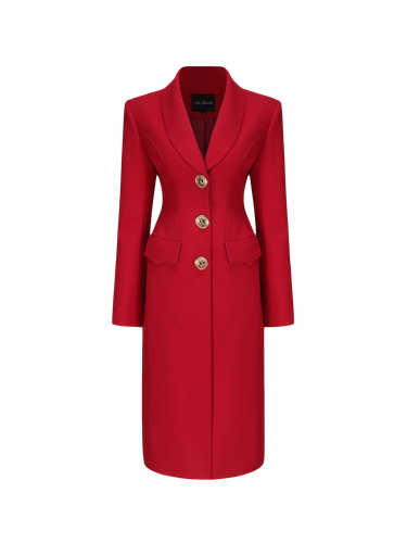 Evie Long Suit Jacket (Red) - Nana Jacqueline - Modalova