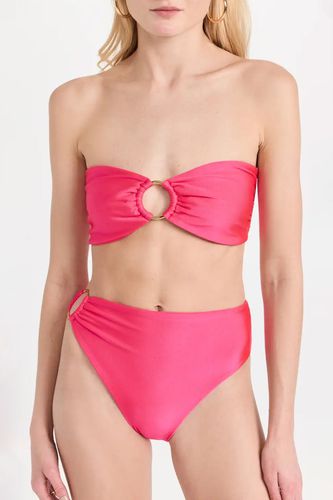 Ring Bikini with High-Waisted Bottom in Rosa - Bottom - Sara Cristina - Modalova