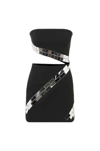 Chante - Strapless Mini Dress With Mirror Details - ILA - Modalova