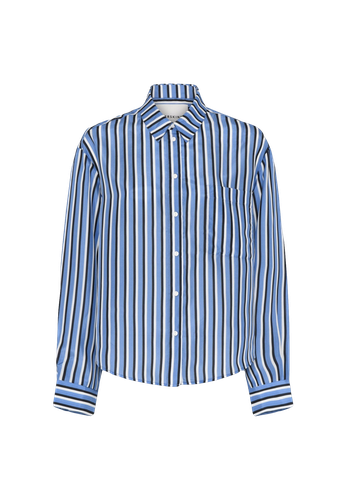 River Shirt - Navy Stripe - HERSKIND - Modalova