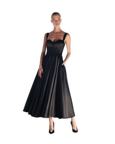 Mattise Dress - Black - Gigii's - Modalova