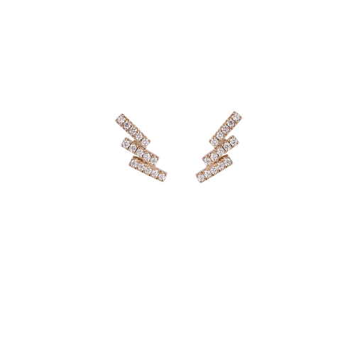 PENDIENTES SKYLINE - Gold & Roses - Modalova