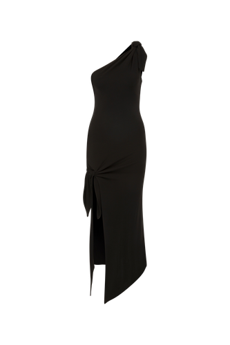 Sahara - One Shoulder Knotted Detailed Jersey Dress - ILA - Modalova