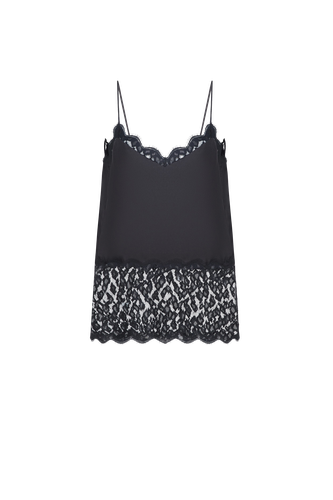 Pyjamas Lace-trimmed Cami Top in Silk - INNNA - Modalova