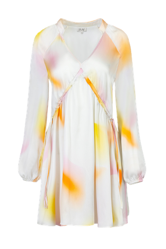 Mini Silk Dress in Aura Light print - JAAF - Modalova