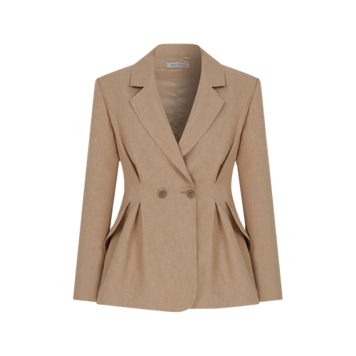 Marde Tailored Jacket in Almond Buff - Nazli Ceren - Modalova