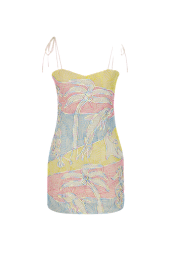 Elodie Luxury Halter Pastel Coloured Party Dress - Oceanus Swimwear - Modalova