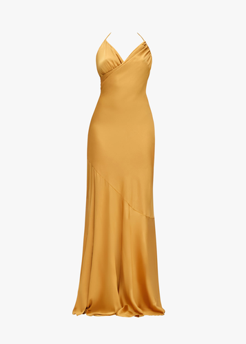 TIRO DRESS - MUSTARD - XS - Maxi dresses - Andrea Iyamah - Modalova
