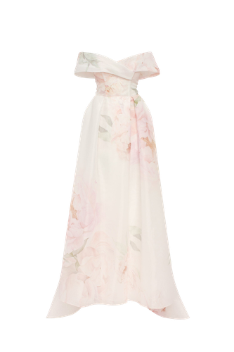 Gorgeous pink peony off-the-shoulder maxi dress, Garden of Eden - Milla - Modalova