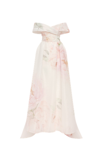 Gorgeous pink peony off-the-shoulder maxi dress, Garden of Eden - Milla - Modalova