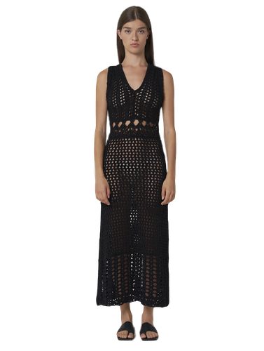 NISA Hand-crochet dress black - Leap Concept - Modalova