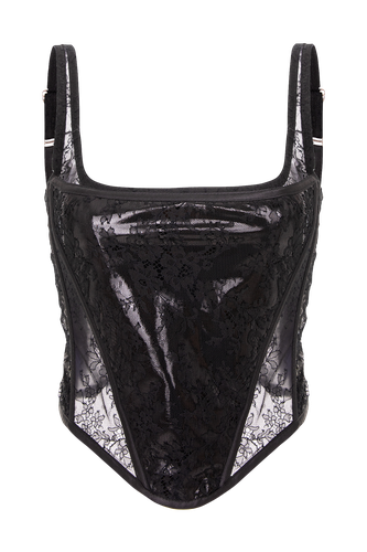 Victoria Vinylin Lace | Women's Bustier tops - Aureliana - Modalova