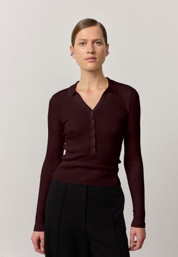 Finn Knit Blouse - Wine | Women's Clothing - HERSKIND - Modalova