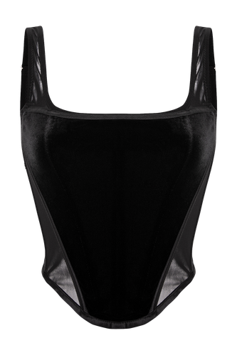 Victoria Velvet Bustier | Women's Bustier tops - Aureliana - Modalova